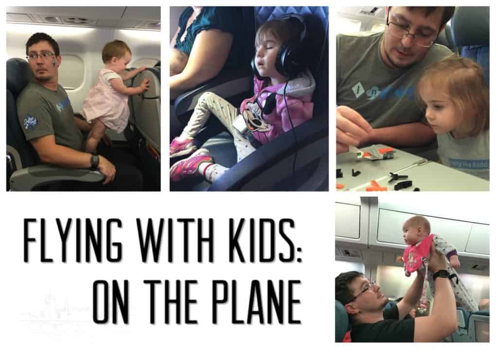 flying with kids on the plane