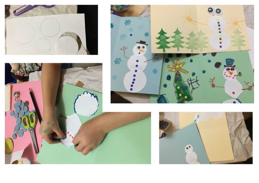 DIY Snowman Card All